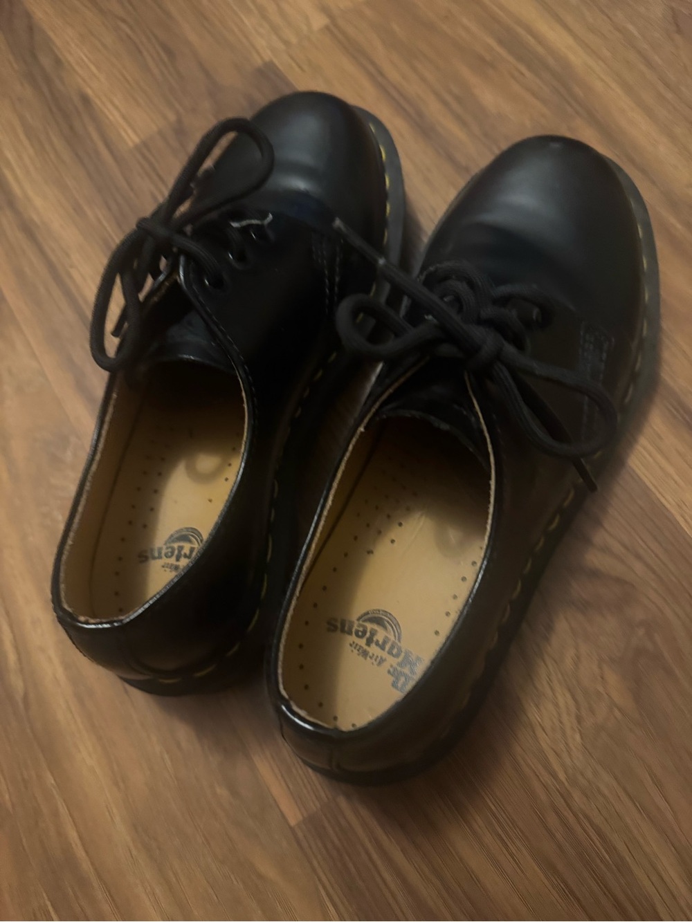 Dr. Martens Smooth Black Leather Oxford Shoes